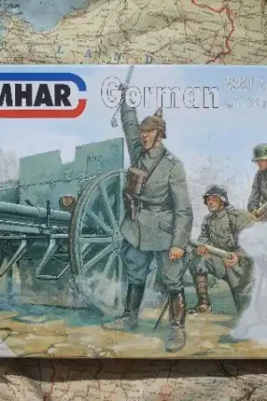 EM.3504 German WWI Artillery with 96 n/A 76mm Gun Gecertificeerd